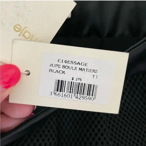 Maje jupe boule Matiere mesh scuba mini skirt - Picture 13 of 14